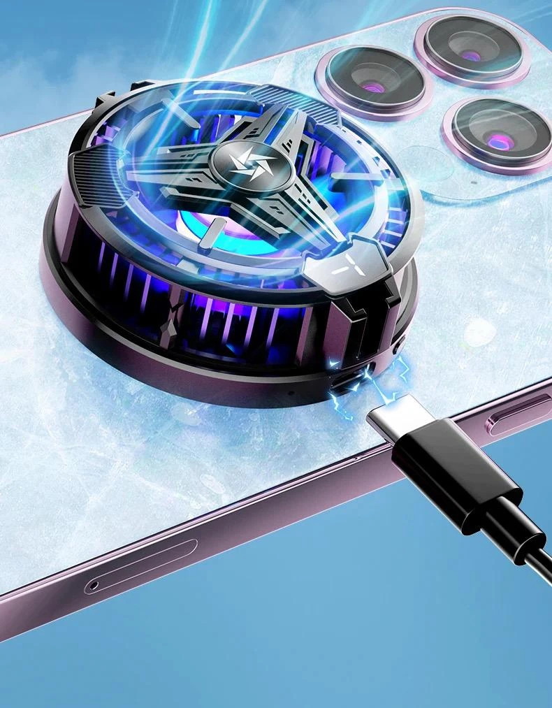 MEMO CX07 Magnetic Mobile Phone Game Cooler, Semiconductor Cooling Fan for Android PUBG - Image 1 - Gearmandu
