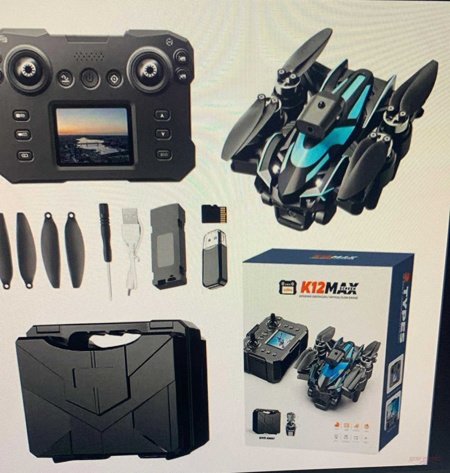 K12 Max Drone 4k Professional Camera - Gearmandu