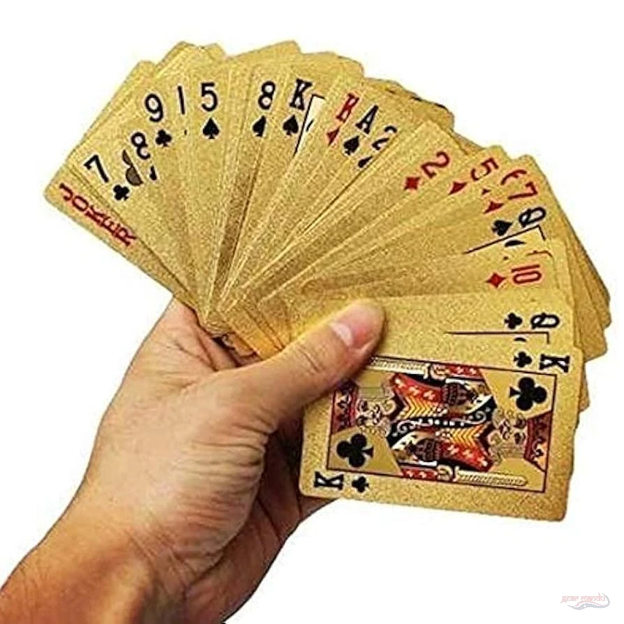 24K Golden Waterproof Playing Cards | 24K Golden Foil Poker Playing Cards With Attractive Golden Box - Image 2 - Gearmandu