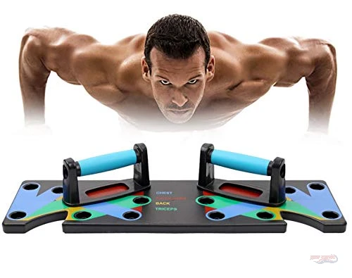 Power Press Push Up Board System Pushup Stands Complete Training Gym Exercise - Gearmandu
