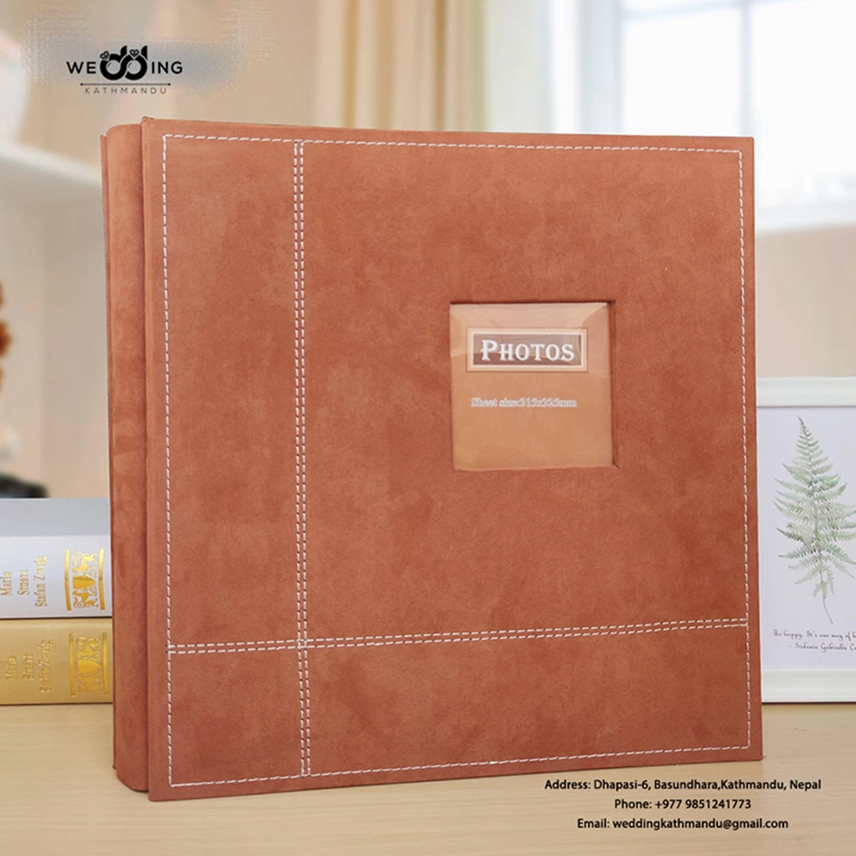 Leather Laminating Creative Super Stick Photo Album 80 Pages - Gearmandu